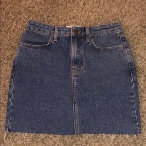 BDG jean skirt